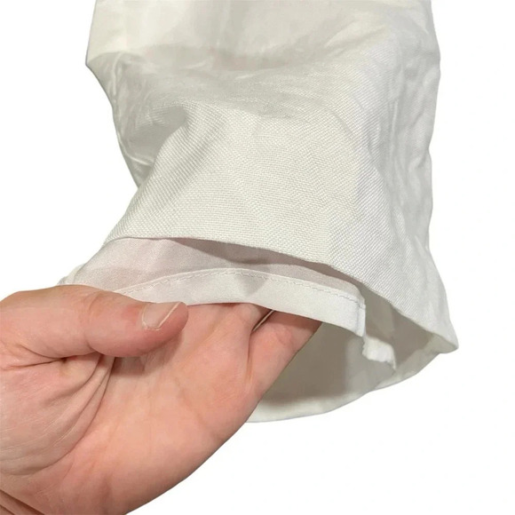 J CREW ~ White 100% Linen Suit Pants Pleated Lined Size 4 - Picture 4 of 14